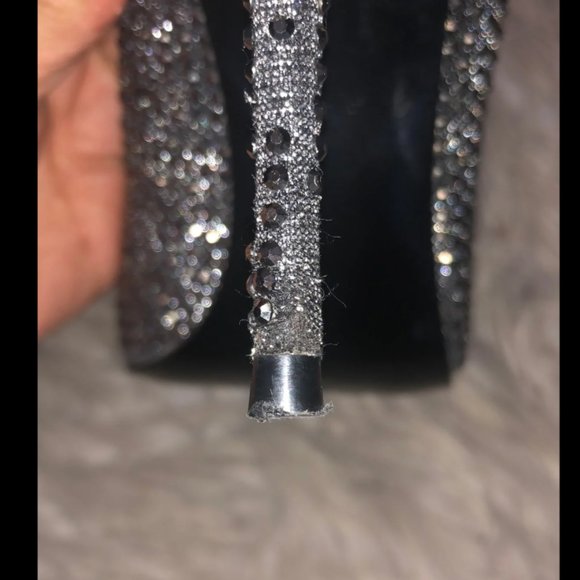 Steve Madden Daisie Pumps Heels sparkle sz7.5 M - Picture 5 of 6